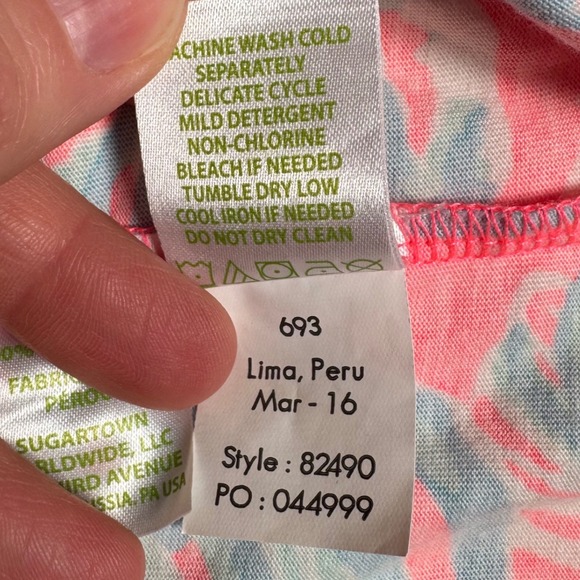 Lilly Pulitzer Windsor Strapless Dress Summer Siren Print Mini Summer S - Picture 6 of 8